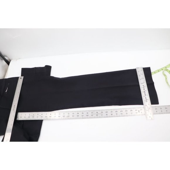 Vintage banana republic women's 2 martin stretch bootcut flat front pants black - Picture 5 of 10